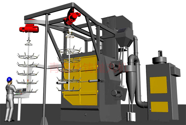 吊钩式抛丸机
